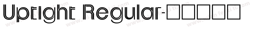 Uptight Regular字体转换
